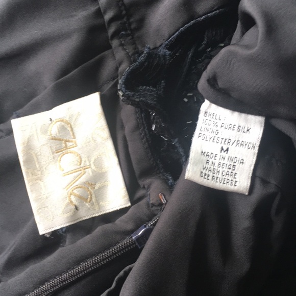 Caché Couture formal evening gown hand beaded - Picture 7 of 8